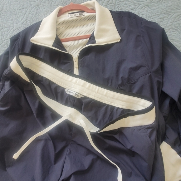 JW Anderson Uniqlo  Navy Unisex Tracksuit Set (A Ribbed Blouson+ Pants) - Picture 2 of 16